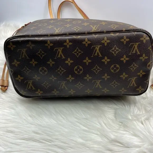 💎✨DISCONTINUED INTERIOR✨💎 Neverfull MM Monogram Canvas Tote Bag - Picture 2 of 9